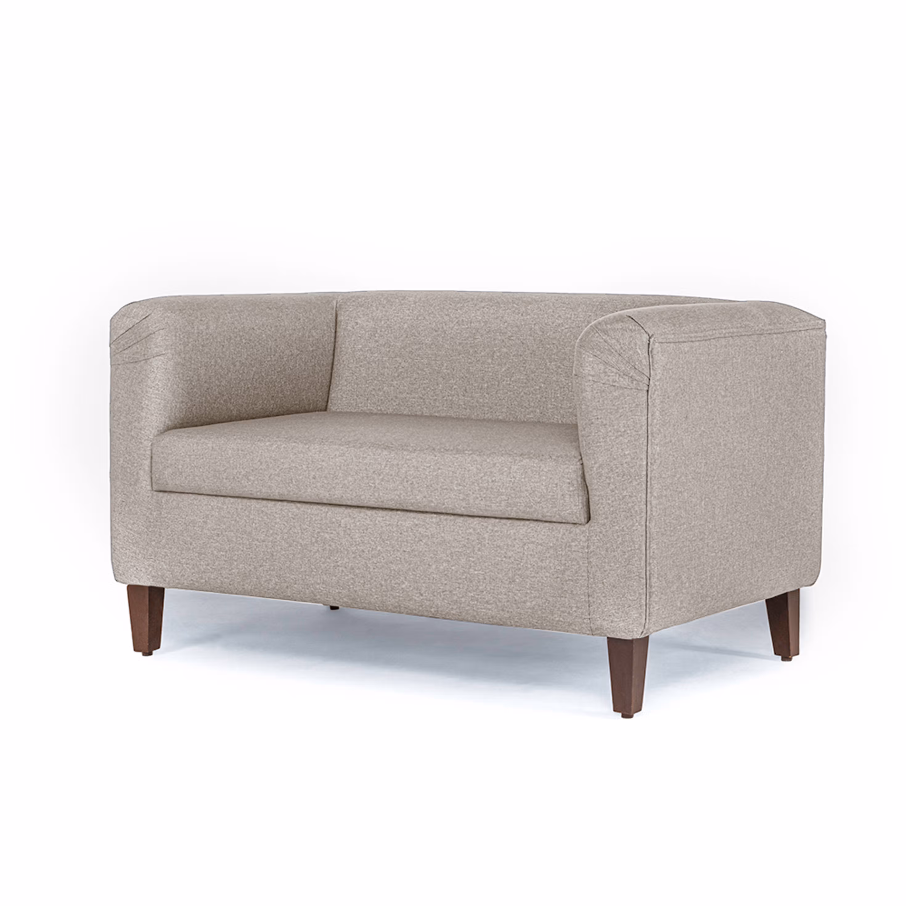 Solid Wood 2-Seater Sofa